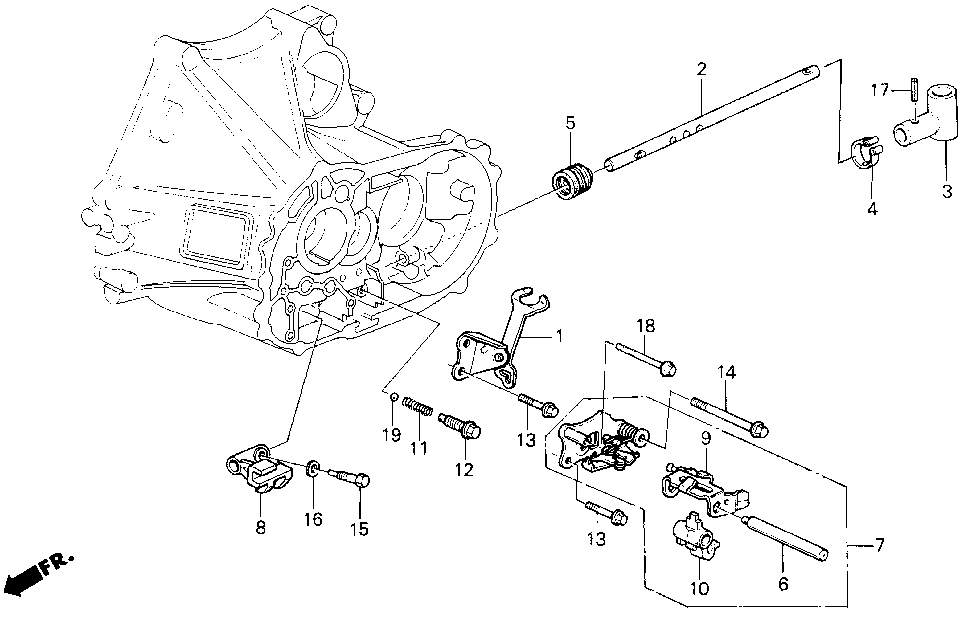 24313-PG2-010 - CLIP, CHANGE JOINT PIN
