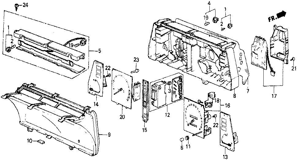 37121-SD9-003 - INDICATOR (4WD)