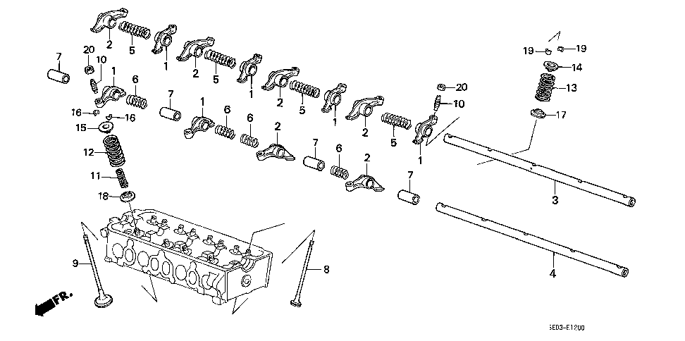 14751-PK1-003 - SPRING, EX. VALVE (INNER) (NIPPON HATSUJO)