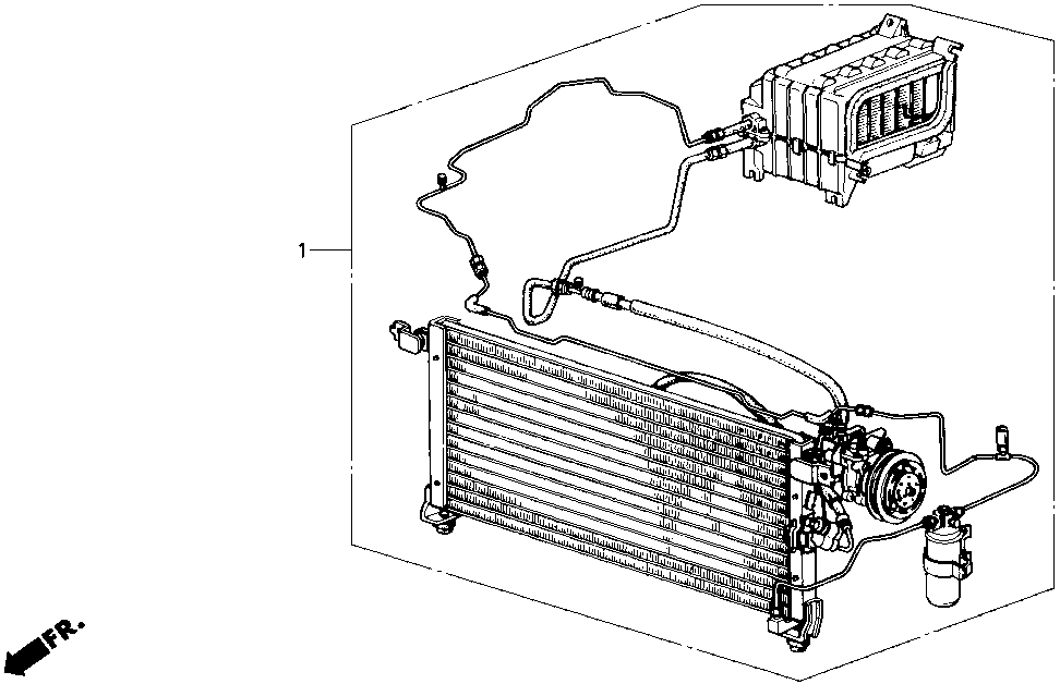 80000-SE0-A11 - AIR CONDITIONER ASSY.