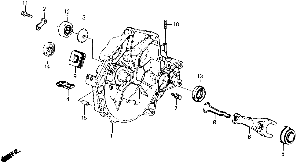 22821-PX5-000 - FORK, CLUTCH RELEASE