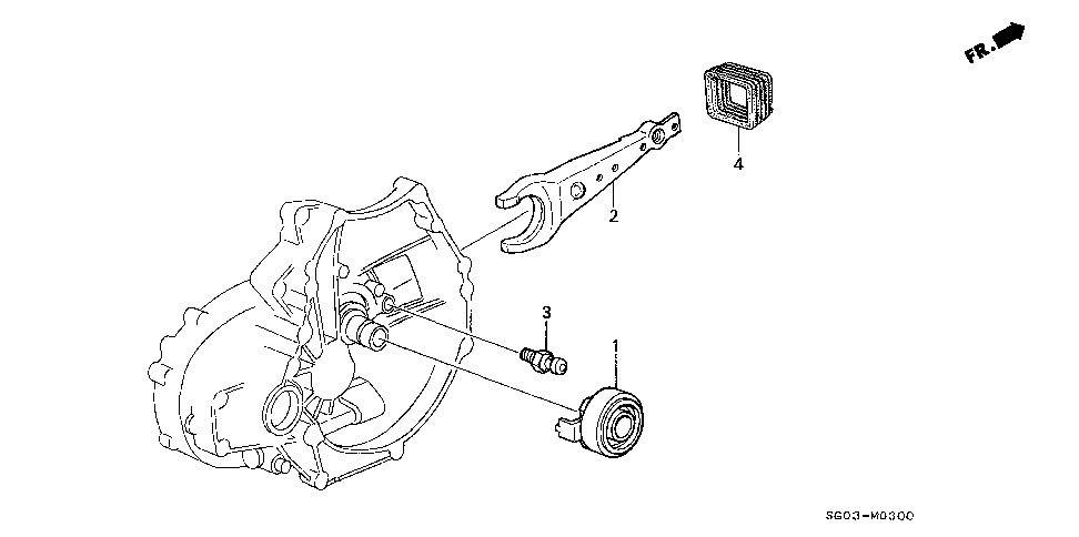 22820-PG2-A00 - FORK, CLUTCH RELEASE