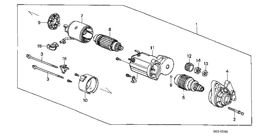 31291-PM3-003 - STAY, ENGINE HARNESS