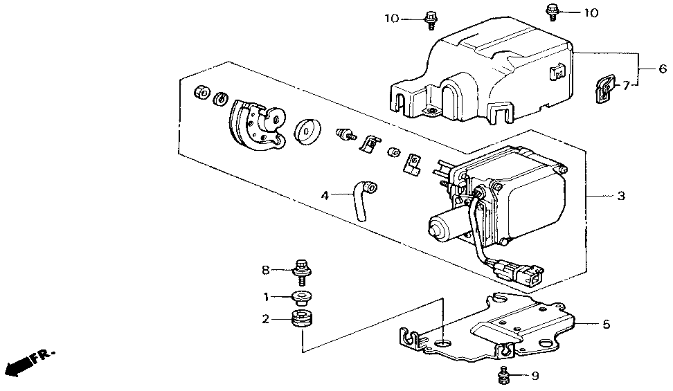 36613-PM5-A02 - STAY, ACTUATOR