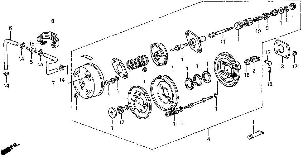 46404-SH3-G20 - TUBE A, MASTER POWER