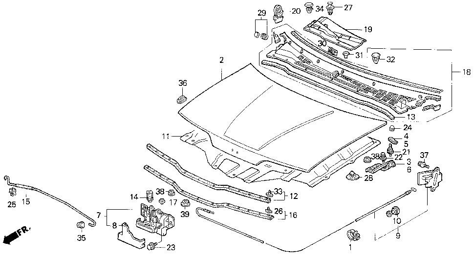 74213-SK7-A02 - COVER, BLOWER HOLE