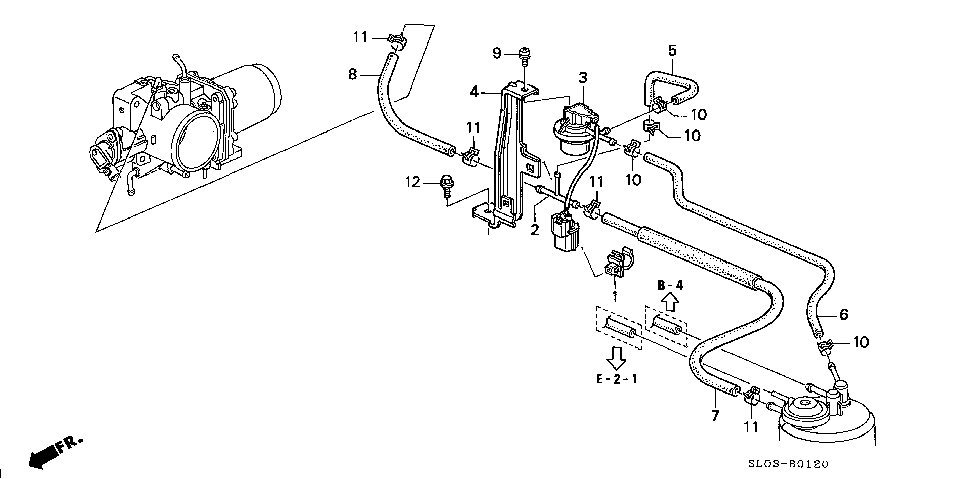 36393-PR7-A30 - HOSE, FUEL (4.5)