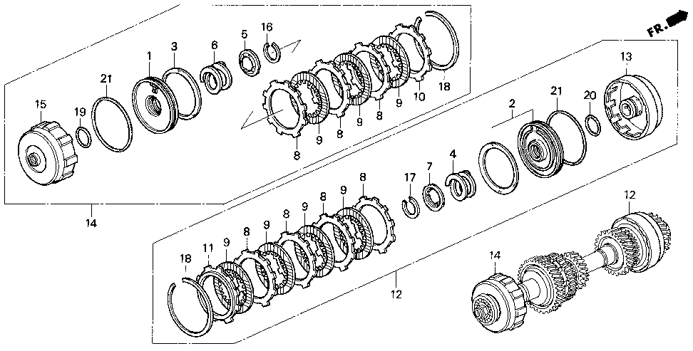 22671-PW4-000 - GUIDE, LOW-HOLD CLUTCH