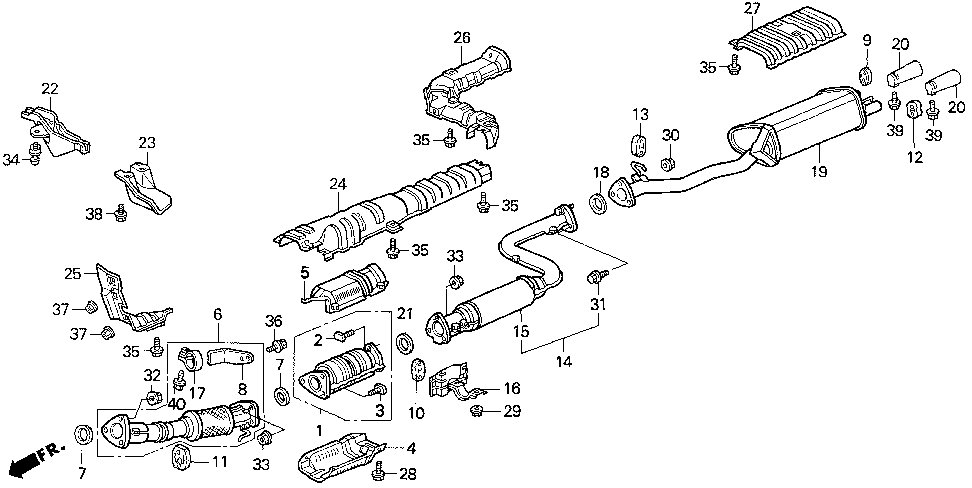 18215-S84-A30 - RUBBER, EX. MOUNTING