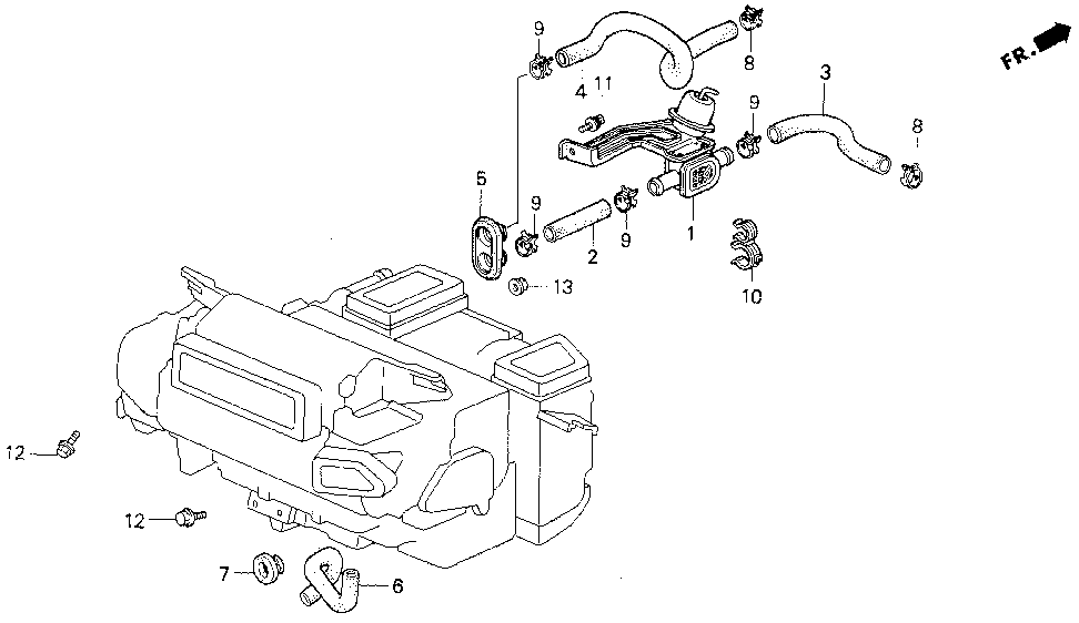 79721-SL5-A00 - HOSE A, WATER INLET