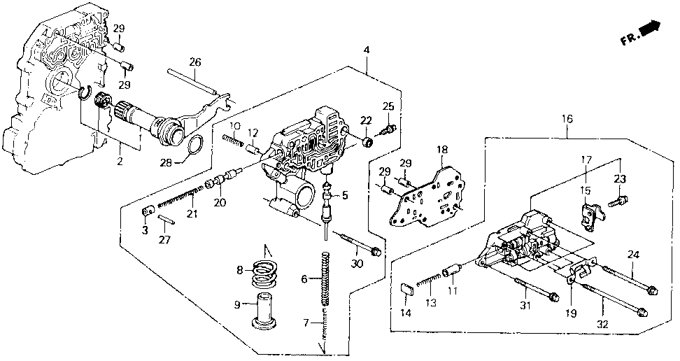 27612-PX4-000 - PLATE, THROTTLE SEPARATING