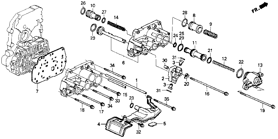 22744-PX4-000 - PIPE, TOP CLUTCH