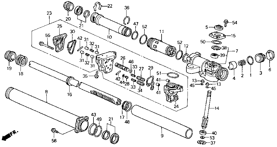 53622-SM4-A01 - PINION, STEERING