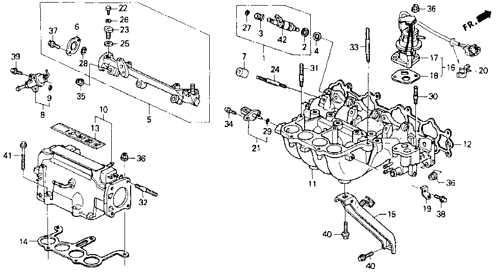 17105-PT2-004 - GASKET, IN. MANIFOLD (NIPPON LEAKLESS)