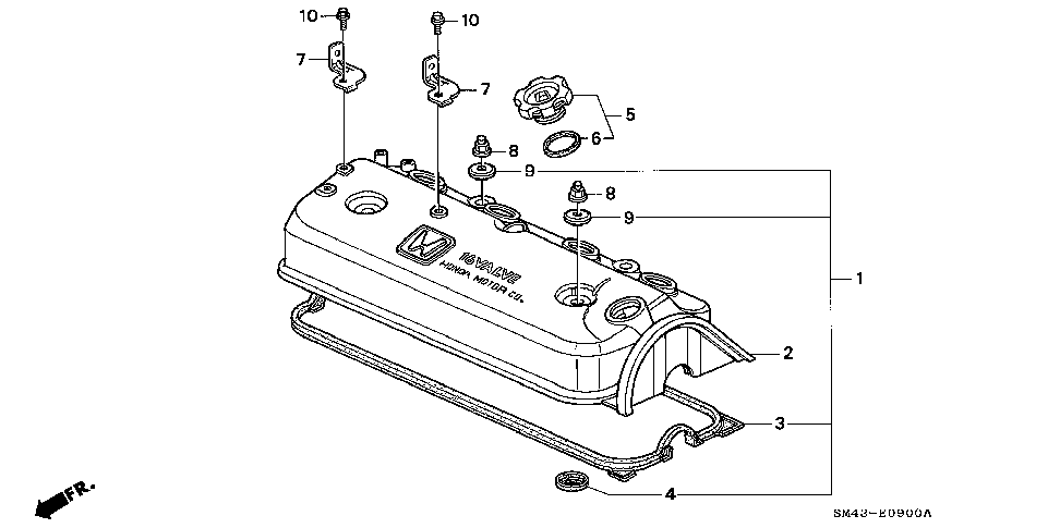 12310-PT3-010 - COVER, CYLINDER HEAD