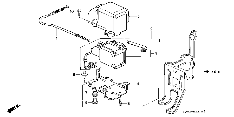 36613-PY3-000 - STAY, ACTUATOR