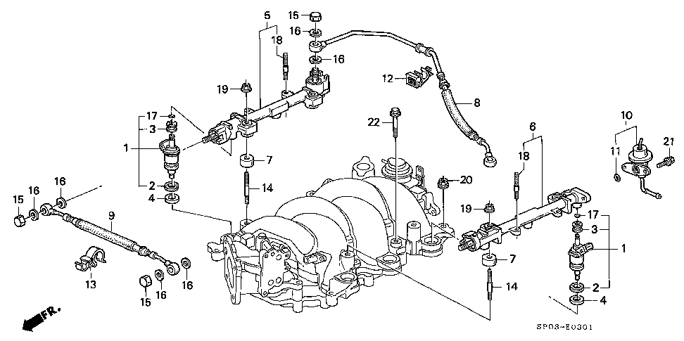 16610-PY3-000 - PIPE, R. FUEL