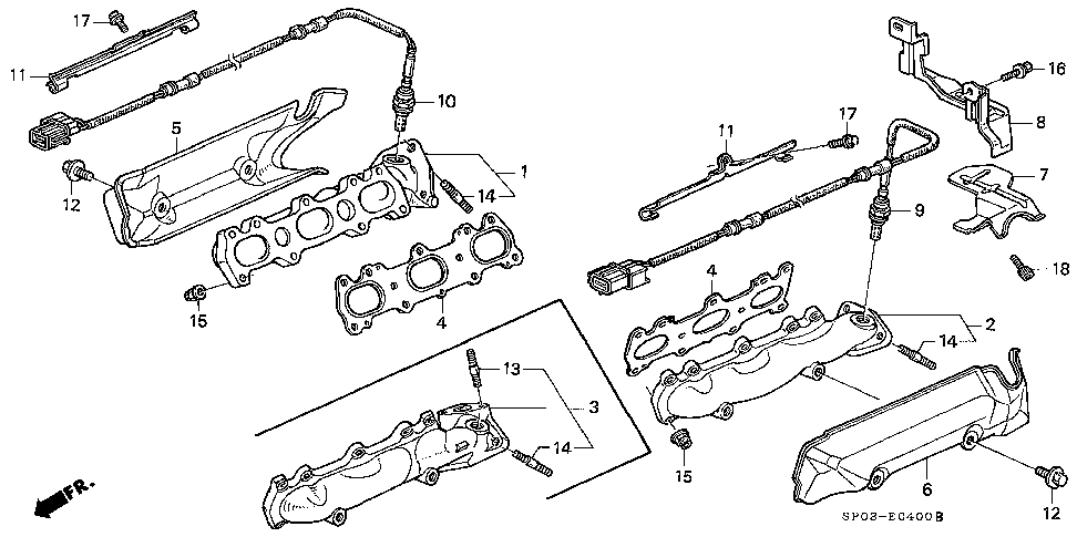 18115-PY3-003 - GASKET, EX. MANIFOLD (NIPPON LEAKLESS)