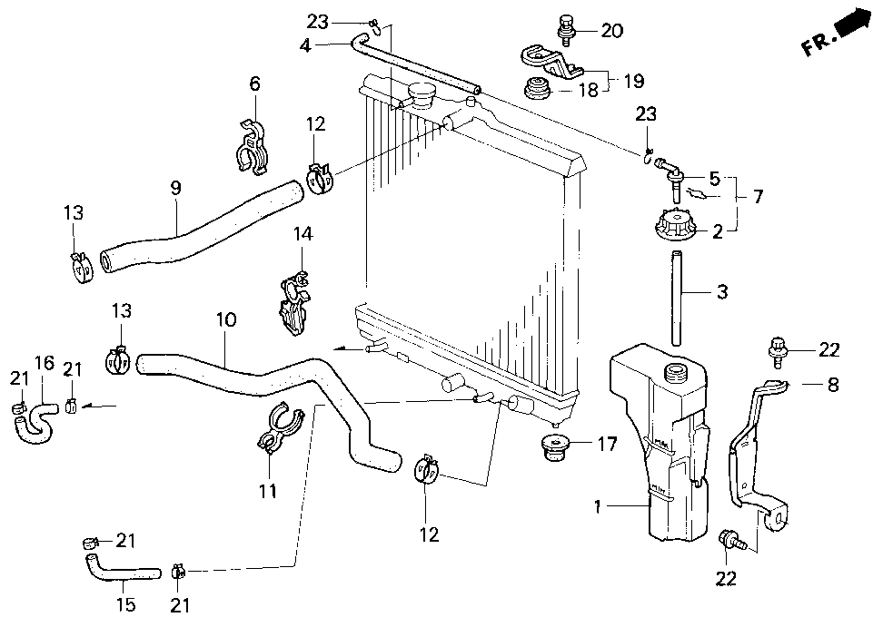 19519-P08-902 - CLAMP, WATER HOSE