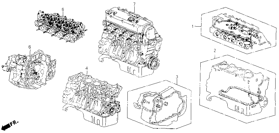 10003-P1Z-A00 - GENERAL ASSY., CYLINDER HEAD