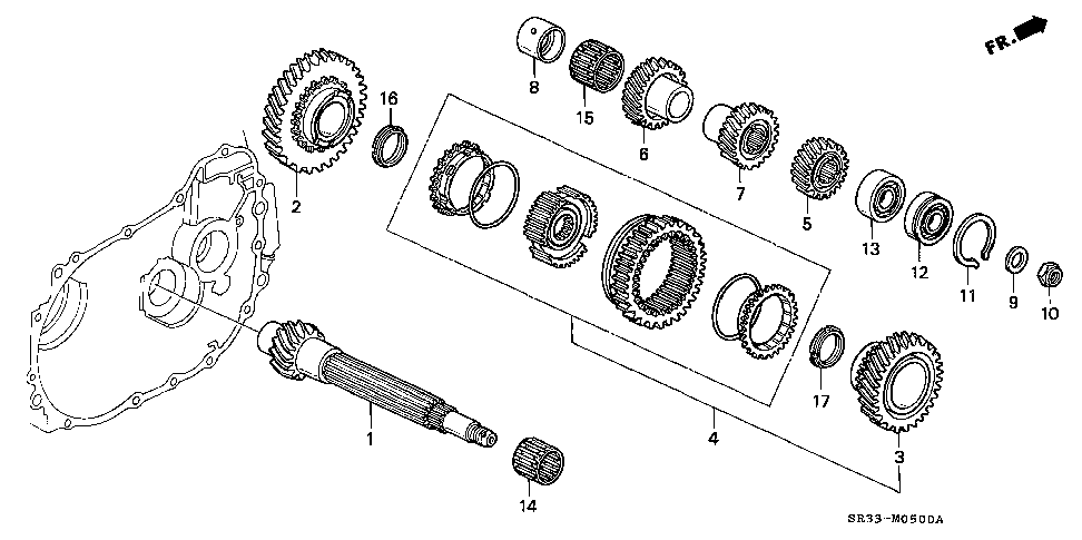 23221-P20-A81 - COUNTERSHAFT