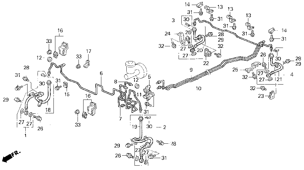 46210-SS0-003 - VALVE ASSY., DUAL PROPORTIONING