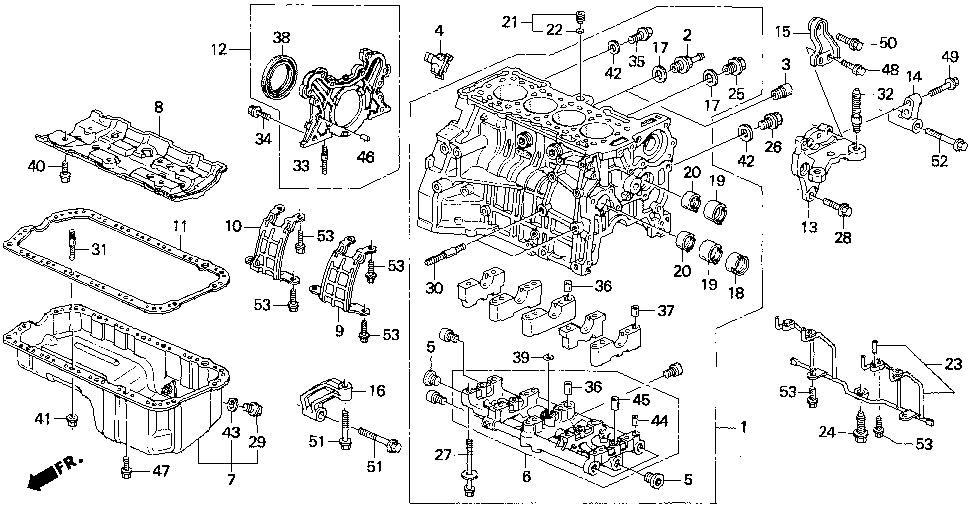 11913-PT2-000 - STAY B, ENGINE MOUNTING BRACKET