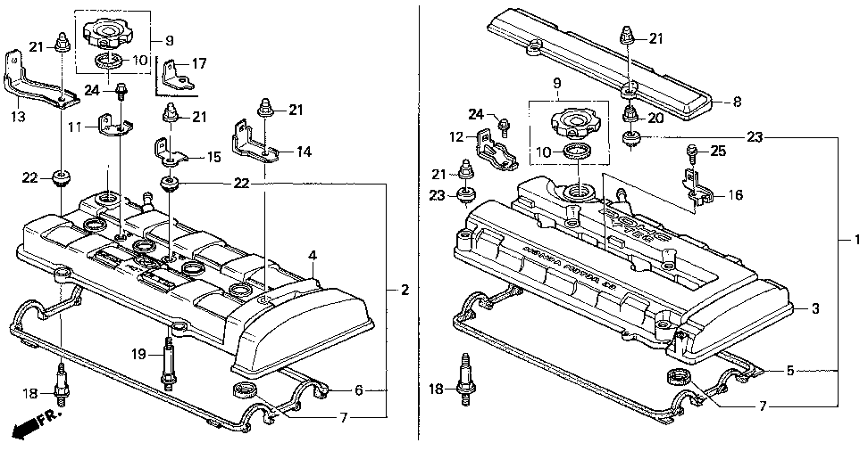12310-P75-A00 - COVER, CYLINDER HEAD