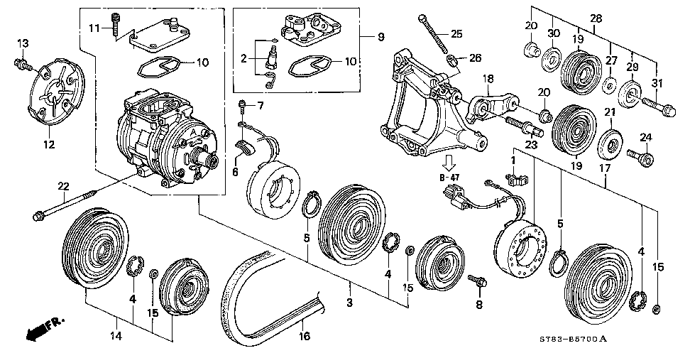 38945-P3R-T01 - WASHER