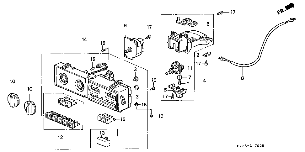 79603-SV4-A01 - LID, AIR CONDITIONER