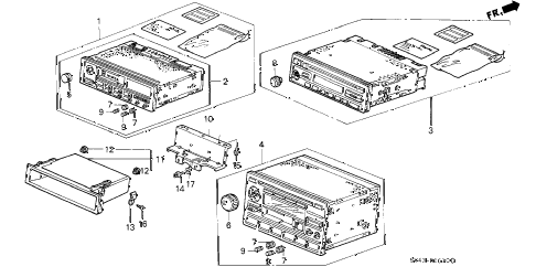 Honda online store : 1994 accord auto radio parts