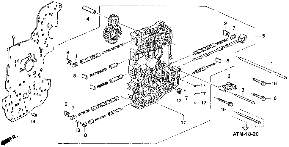 22741-PG4-010 - PIPE, LOW CLUTCH