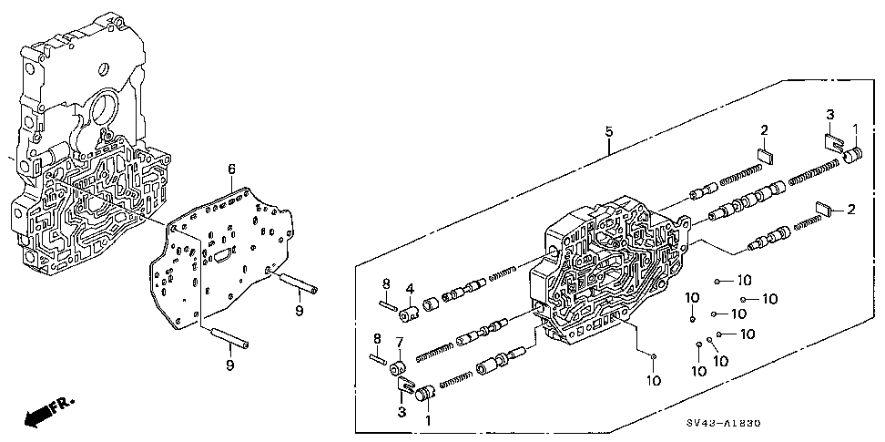 27712-P0Z-030 - PLATE, SECONDARY SEPARATING