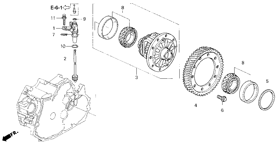 41100-P0Z-305 - DIFFERENTIAL