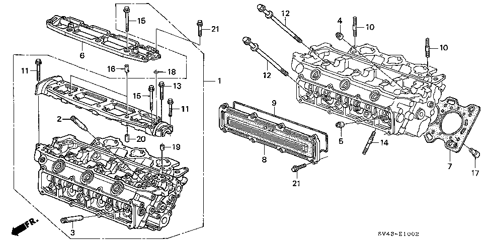 12331-PH7-003 - COVER, CYLINDER HEAD SIDE