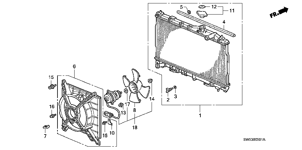 19033-PV3-005 - STAY, CONNECTOR CLAMP
