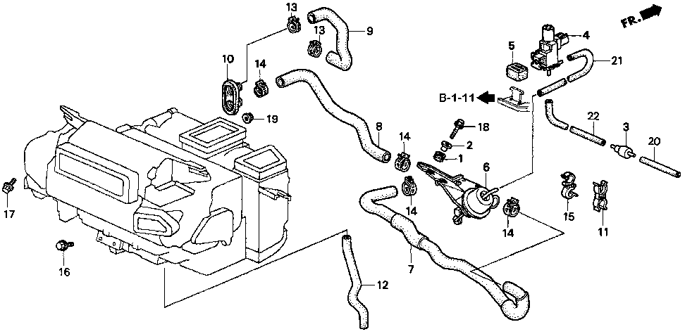 91551-SD5-003 - CLAMP, HEATER