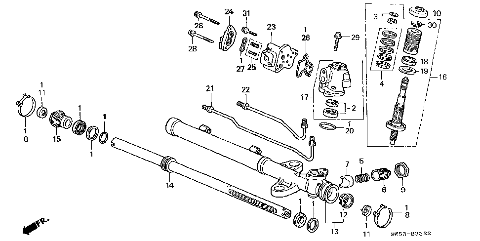 53670-SW5-A01 - PIPE A, CYLINDER