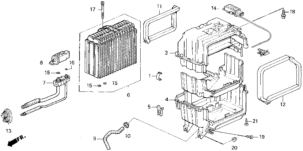 80287-SV4-003 - SEAL, EVAPORATOR (OUTER)