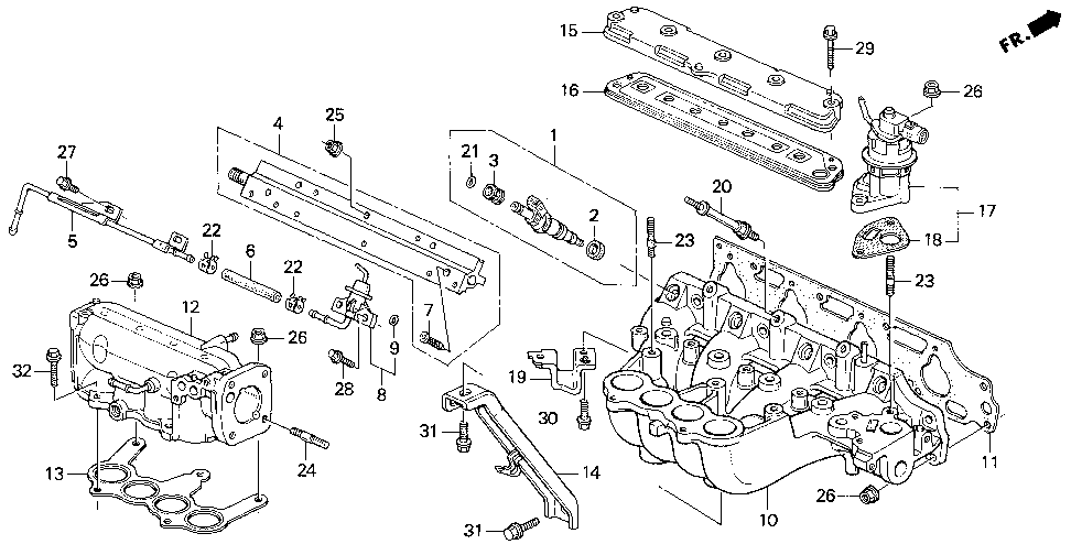 16610-P0A-000 - PIPE, FUEL