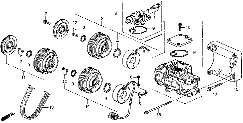 38900-P8A-A01 - CLUTCH SET