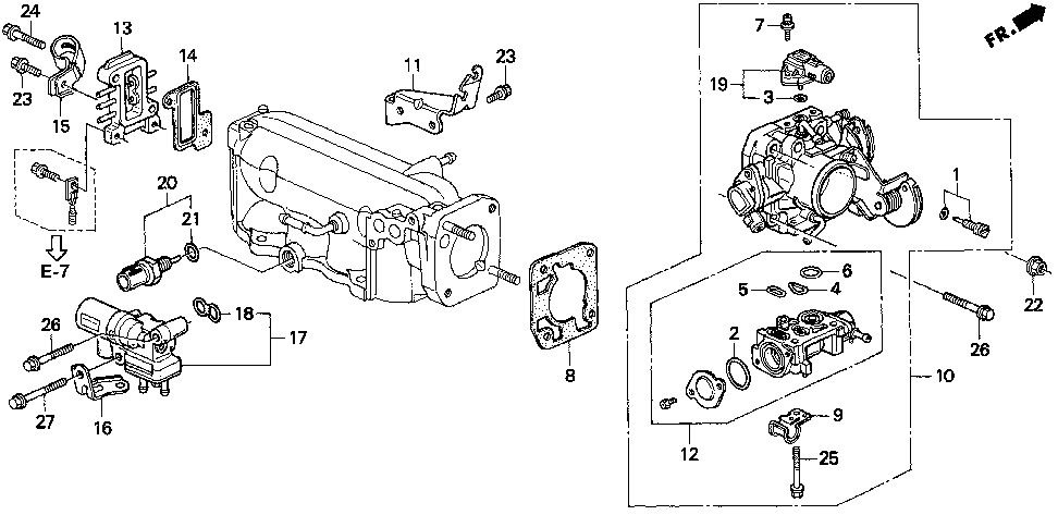 32742-P0A-A00 - CLAMP B, ENGINE WIRE HARNESS