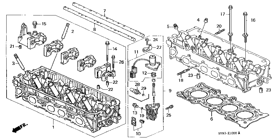 12251-PAA-A01 - GASKET, CYLINDER HEAD (ISHINO GASKET)