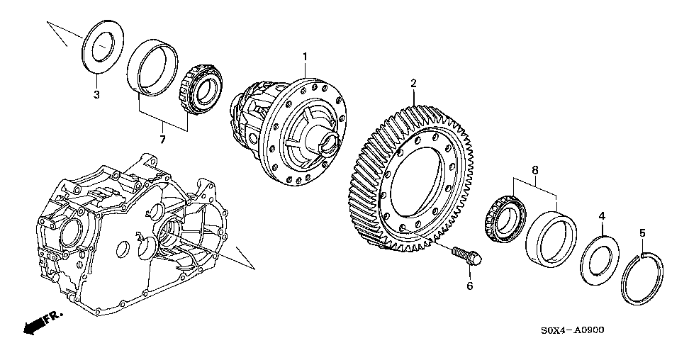 41100-P7T-306 - DIFFERENTIAL