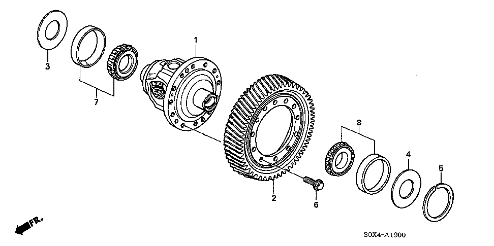 41100-PYB-013 - DIFFERENTIAL ASSY.
