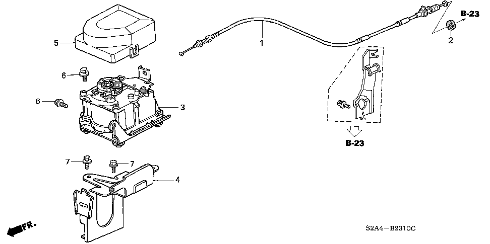 17880-S2A-A01 - WIRE, ACTUATOR