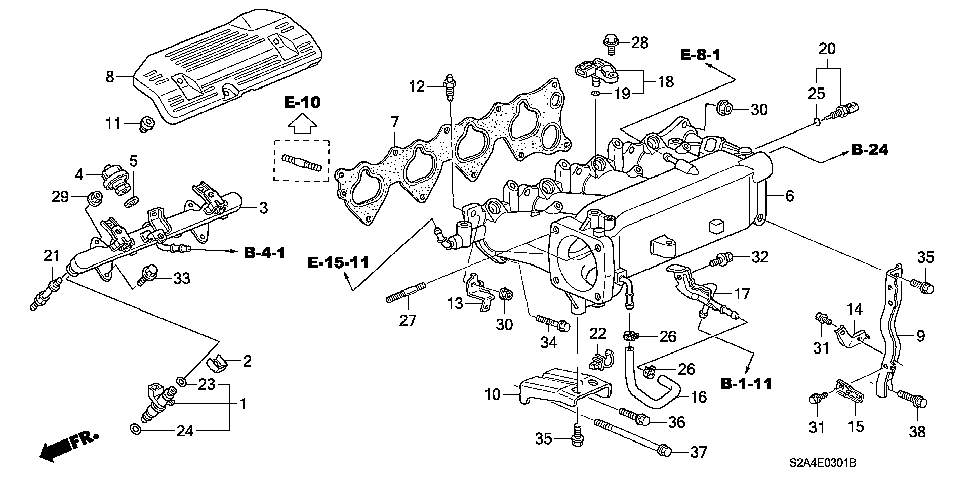 93403-05020-08 - BOLT-WASHER (5X20)