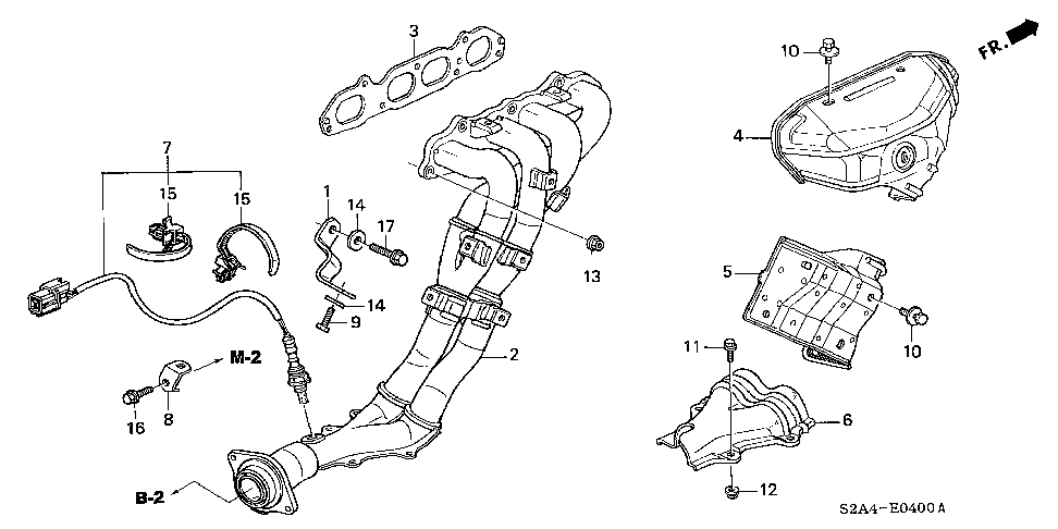 11941-PCX-000 - STAY A, EX. MANIFOLD