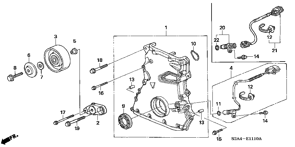 37501-PCX-000 - SUB-HARNESS, CRANK SENSOR