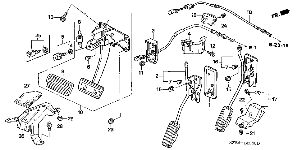 17910-S3V-A81 - WIRE, THROTTLE